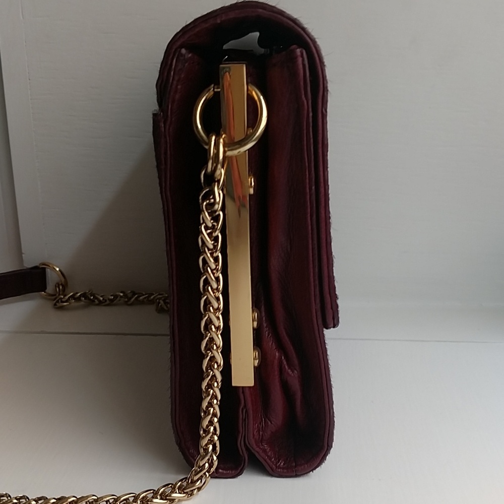 Vince Camuto Burgundy Cowhide shoulder bag - Picture 4 of 8